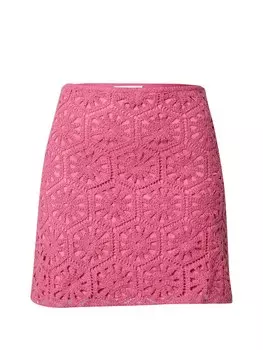 Юбка мини EDITED Skirt Bjella, розовый