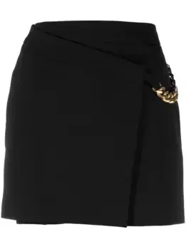 Юбка мини Falabella с цепочкой STELLA MCCARTNEY, черный