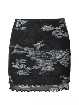 Юбка мини Free People Skirt, черный