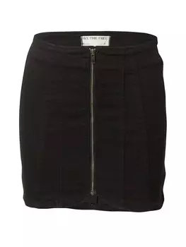 Юбка мини Free People Skirt LAYLA, черный