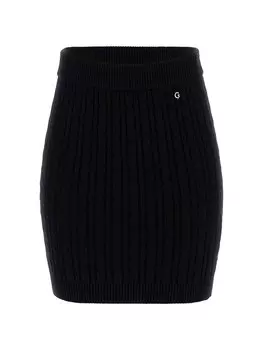 Юбка мини GUESS Skirt, черный
