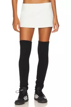 Юбка мини GUIZIO Micro Mini Stretch Skirt, белый