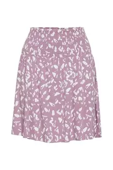 Юбка мини ICHI Skirt LISA, лавандовый