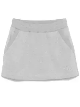 Юбка мини из джерси MIU MIU, серый