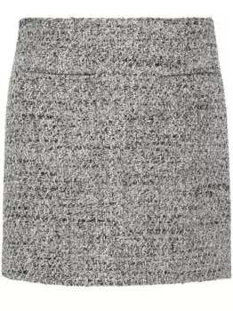 Юбка мини из ткани букле GOLDEN GOOSE, черный