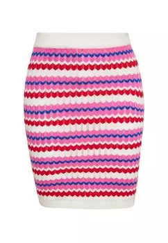 Юбка мини IZIA Skirt, разноцветный
