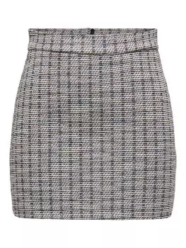 Юбка мини JDY Skirt, светло-серый