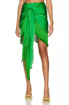 Юбка мини L'Academie Stevie, цвет Jewel Green