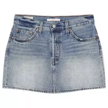 Юбка мини Levi'S Denim Mini Skirt, синий