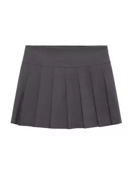 Юбка мини MANGO Skirt HOLBOX, графитовый