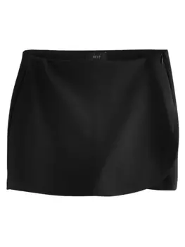 Юбка мини Next Skirt Ponte-di-Roma, черный