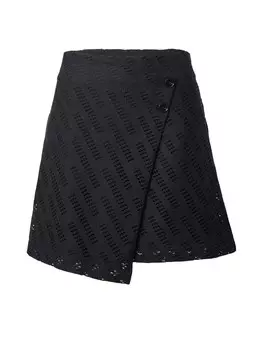 Юбка мини OBJECT Skirt OBJCama, черный