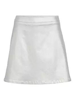 Юбка мини OBJECT Skirt Sunny, серебряный