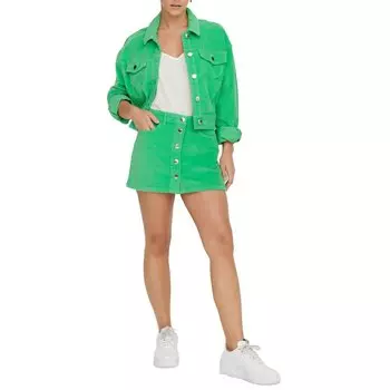 Юбка мини Only 147480VTPE23, зеленый