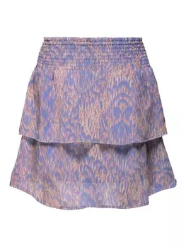 Юбка мини ONLY Skirt, цвет mottled purple