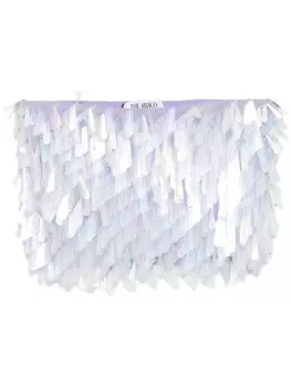 Юбка мини Opalescent The Attico, фиолетовый