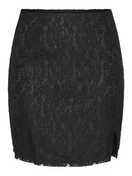 Юбка мини PIECES Skirt PCNICKI, черный