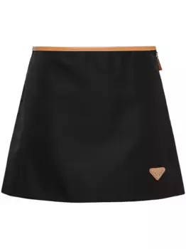 Юбка мини Re-Nylon Prada, белый