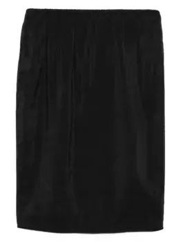 Юбка мини с эластичным поясом Nanushka, черный