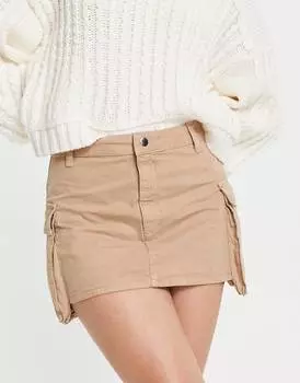 Юбка мини с карманами-книжками ASOS DESIGN