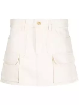 Юбка мини с карманом ARMARIUM, нейтральный цвет