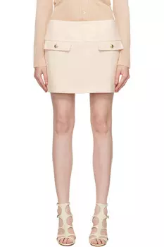 Юбка-мини с накладными карманами Tom Ford, цвет almost blush