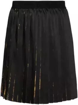 Юбка мини с принтом Watercolour Couture Versace Jeans Couture, черный