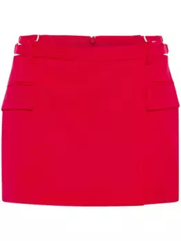 Юбка мини с вырезами Dion Lee, красный