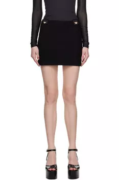 Юбка-мини с вырезом в форме сердца Nensi Dojaka, черный