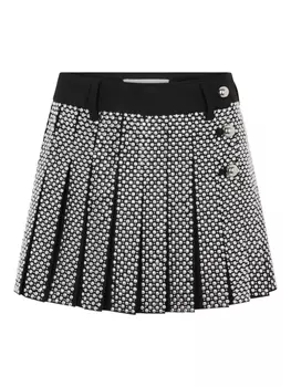 Юбка мини с вышивкой Drain de Poudre Rabanne, черный