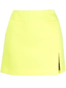 Юбка мини с завышенной талией Blumarine, желтый