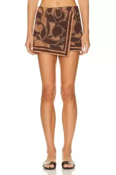 Юбка мини Sir. Mar Terry, цвет Chocolate Terry