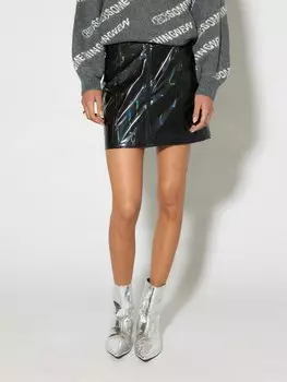 Юбка мини SNKIM из коллаборации с AISHA POTTER SOMETHINGNEW, черный