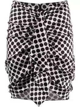 Юбка мини со сборками Alexandre Vauthier, розовый