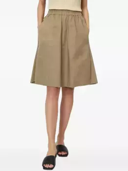Юбка мини со сборками Marc O'Polo, коричневый