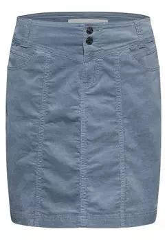 Юбка мини STREET ONE Skirt, светло-синий