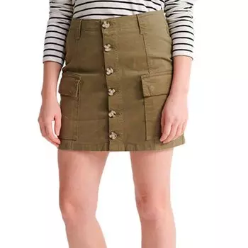 Юбка мини Superdry Alchemy Cargo, зеленый