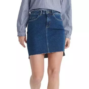 Юбка мини Superdry Denim, синий