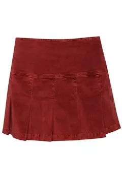 Юбка мини Superdry Skirt, бордо