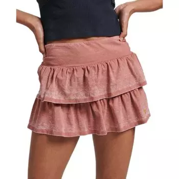 Юбка мини Superdry Vintage 90S, розовый