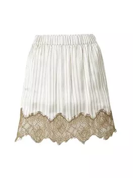 Юбка мини TOPSHOP Skirt, натуральный белый