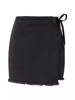 Юбка мини VERO MODA Skirt VIDA, черный деним