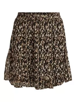 Юбка мини VILA Skirt Falia, черный