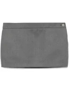 Юбка мини WARDROBE.NYC, серый