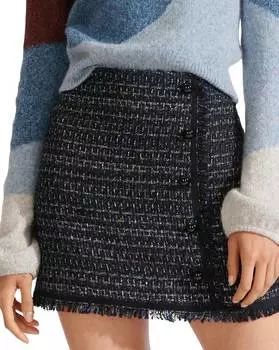 Юбка Mirabelle темно-синего цвета Veronica Beard