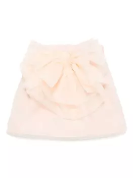 Юбка Miss Grant Kids с бантом, оранжевый