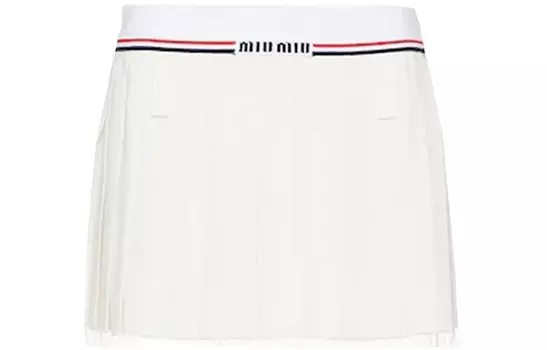 Юбка Miu Miu, белый