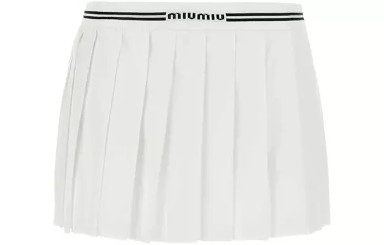 Юбка Miu Miu, белый