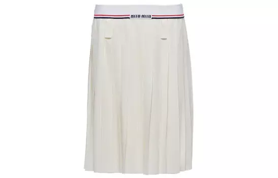 Юбка Miu Miu, белый