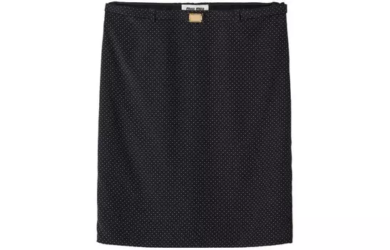 Юбка Miu Miu, черный
